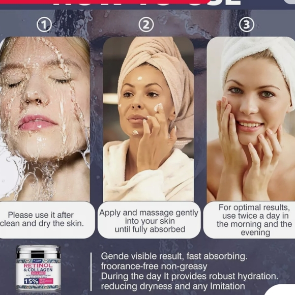 Retinol and collagen face cream - Picture 3 of 8